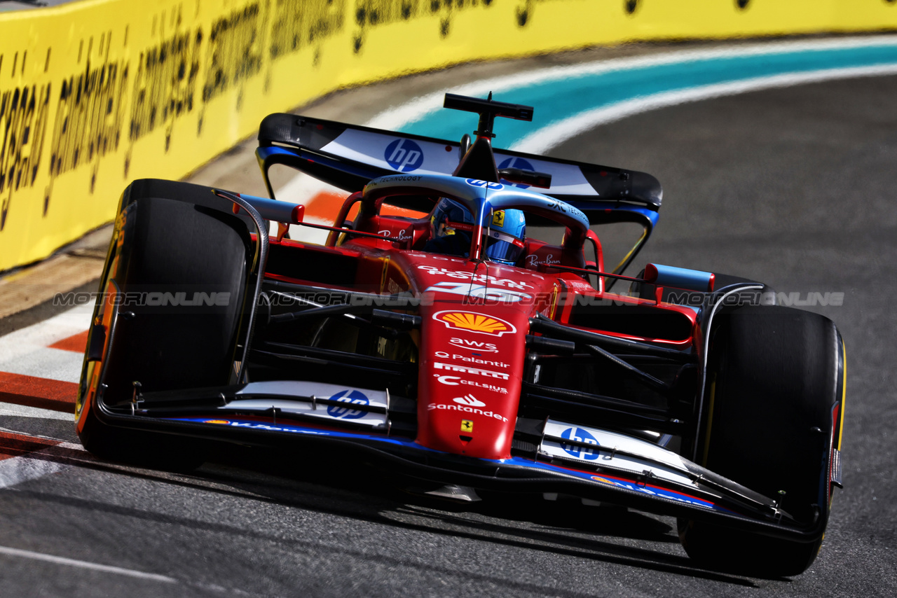 GP MIAMI, Charles Leclerc (MON) Ferrari SF-24.

03.05.2024. Formula 1 World Championship, Rd 6, Miami Grand Prix, Miami, Florida, USA, Sprint Qualifiche Day.

 - www.xpbimages.com, EMail: requests@xpbimages.com © Copyright: Coates / XPB Images