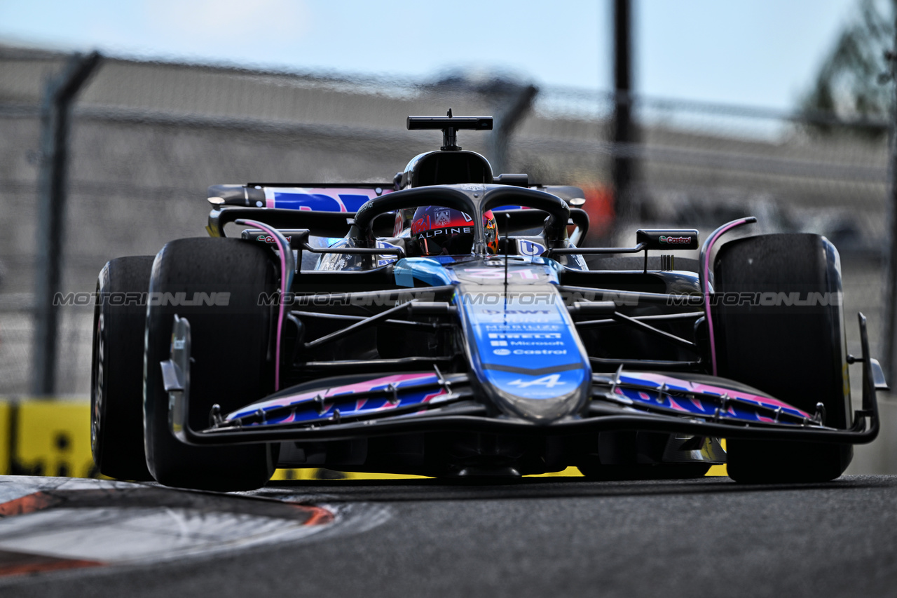 GP MIAMI, Esteban Ocon (FRA) Alpine F1 Team A524.

03.05.2024. Formula 1 World Championship, Rd 6, Miami Grand Prix, Miami, Florida, USA, Sprint Qualifiche Day.

- www.xpbimages.com, EMail: requests@xpbimages.com © Copyright: Price / XPB Images