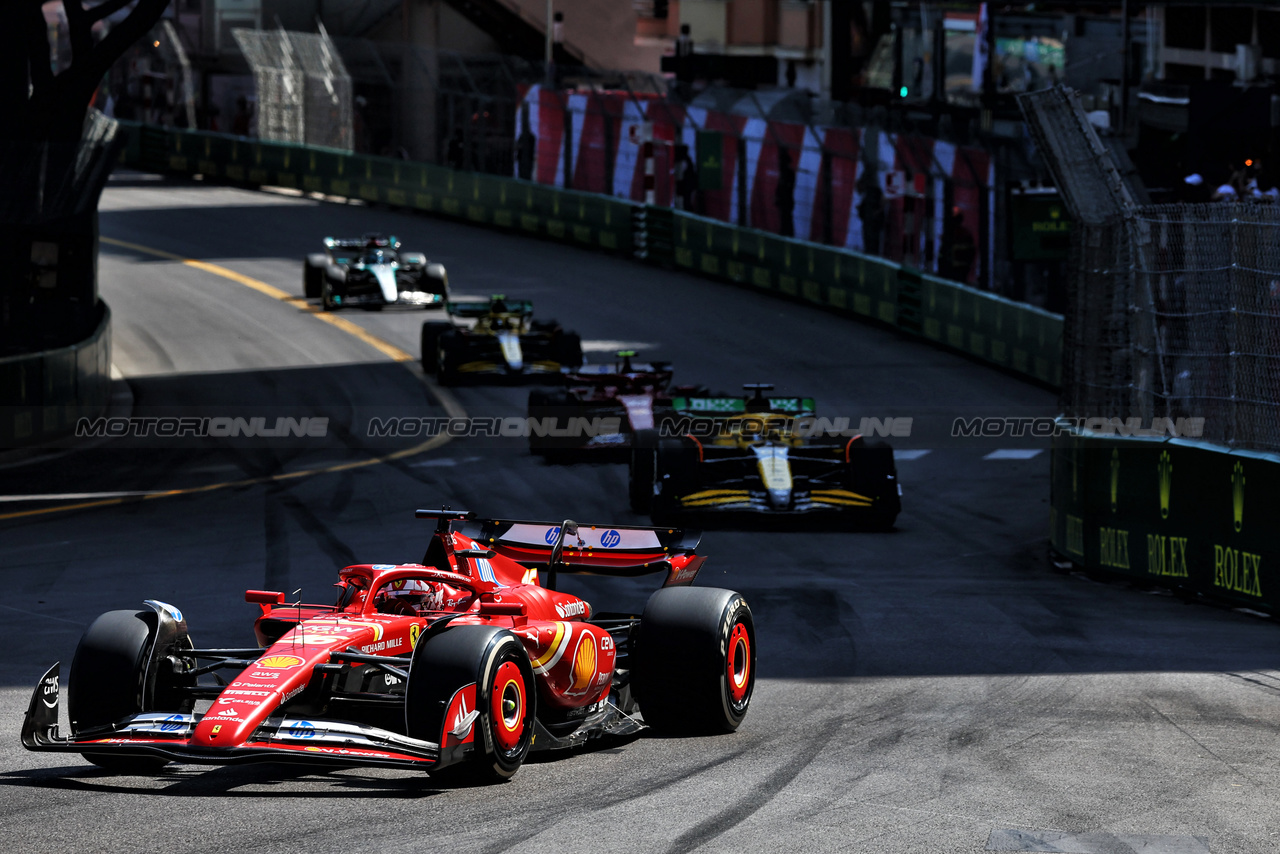 GP MONACO, Charles Leclerc (MON) Ferrari SF-24.

26.05.2024. Formula 1 World Championship, Rd 8, Monaco Grand Prix, Monte Carlo, Monaco, Gara Day.

- www.xpbimages.com, EMail: requests@xpbimages.com © Copyright: Charniaux / XPB Images