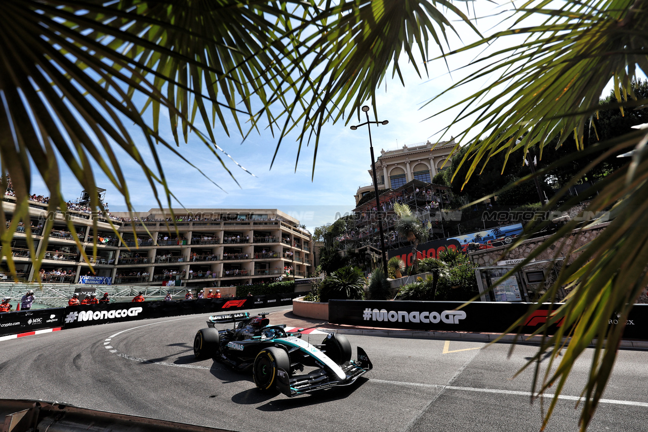 GP MONACO, George Russell (GBR) Mercedes AMG F1 W15.

26.05.2024. Formula 1 World Championship, Rd 8, Monaco Grand Prix, Monte Carlo, Monaco, Gara Day.

- www.xpbimages.com, EMail: requests@xpbimages.com © Copyright: Moy / XPB Images