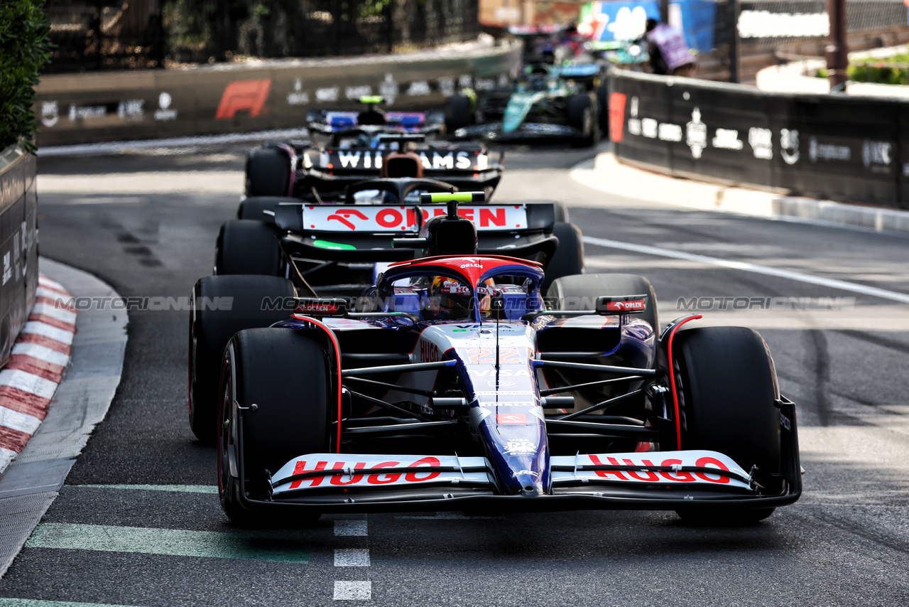 GP MONACO, Yuki Tsunoda (JPN) RB VCARB 01.

26.05.2024. Formula 1 World Championship, Rd 8, Monaco Grand Prix, Monte Carlo, Monaco, Gara Day.

- www.xpbimages.com, EMail: requests@xpbimages.com © Copyright: Moy / XPB Images