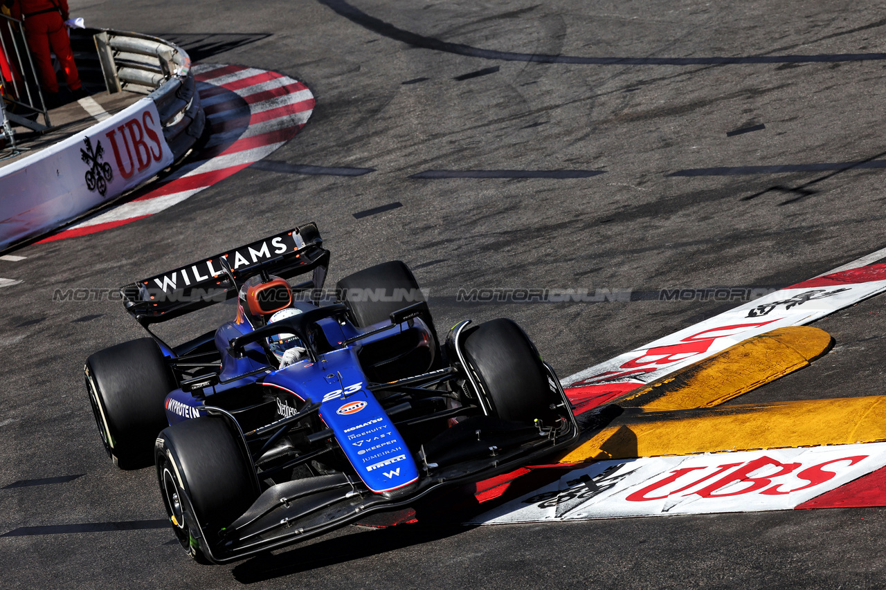 GP MONACO, Alexander Albon (THA) Williams Racing FW46.

26.05.2024. Formula 1 World Championship, Rd 8, Monaco Grand Prix, Monte Carlo, Monaco, Gara Day.

- www.xpbimages.com, EMail: requests@xpbimages.com © Copyright: Batchelor / XPB Images