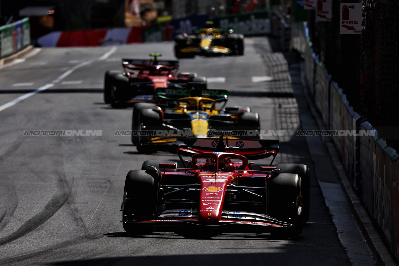 GP MONACO, Charles Leclerc (MON) Ferrari SF-24.

26.05.2024. Formula 1 World Championship, Rd 8, Monaco Grand Prix, Monte Carlo, Monaco, Gara Day.

 - www.xpbimages.com, EMail: requests@xpbimages.com © Copyright: Coates / XPB Images