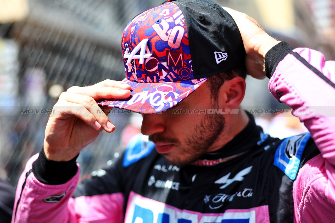 GP MONACO, Pierre Gasly (FRA) Alpine F1 Team on the grid.

26.05.2024. Formula 1 World Championship, Rd 8, Monaco Grand Prix, Monte Carlo, Monaco, Gara Day.

- www.xpbimages.com, EMail: requests@xpbimages.com © Copyright: Charniaux / XPB Images