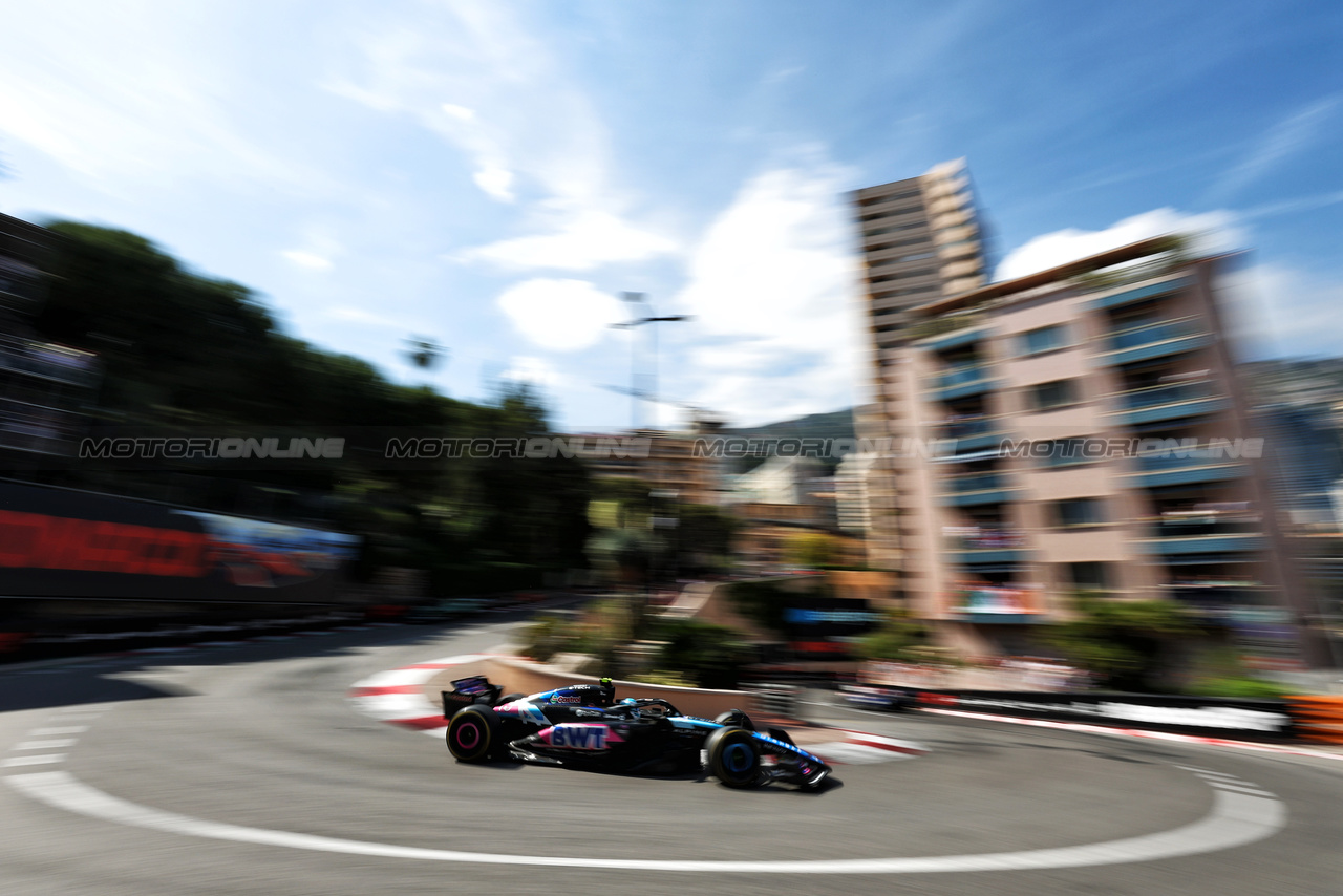 GP MONACO, Pierre Gasly (FRA) Alpine F1 Team A524.

26.05.2024. Formula 1 World Championship, Rd 8, Monaco Grand Prix, Monte Carlo, Monaco, Gara Day.

- www.xpbimages.com, EMail: requests@xpbimages.com © Copyright: Moy / XPB Images