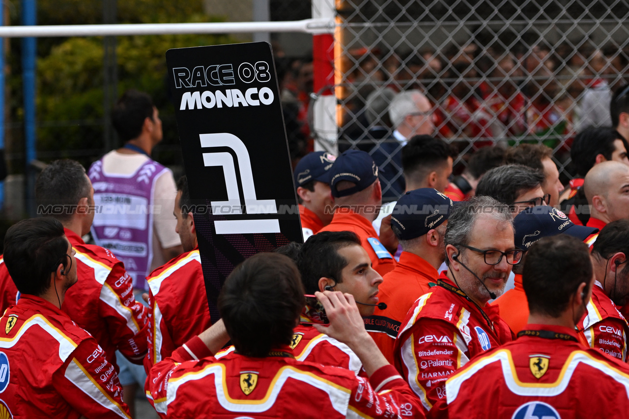 GP MONACO, Ferrari celebrates at the podium.

26.05.2024. Formula 1 World Championship, Rd 8, Monaco Grand Prix, Monte Carlo, Monaco, Gara Day.

- www.xpbimages.com, EMail: requests@xpbimages.com © Copyright: Price / XPB Images