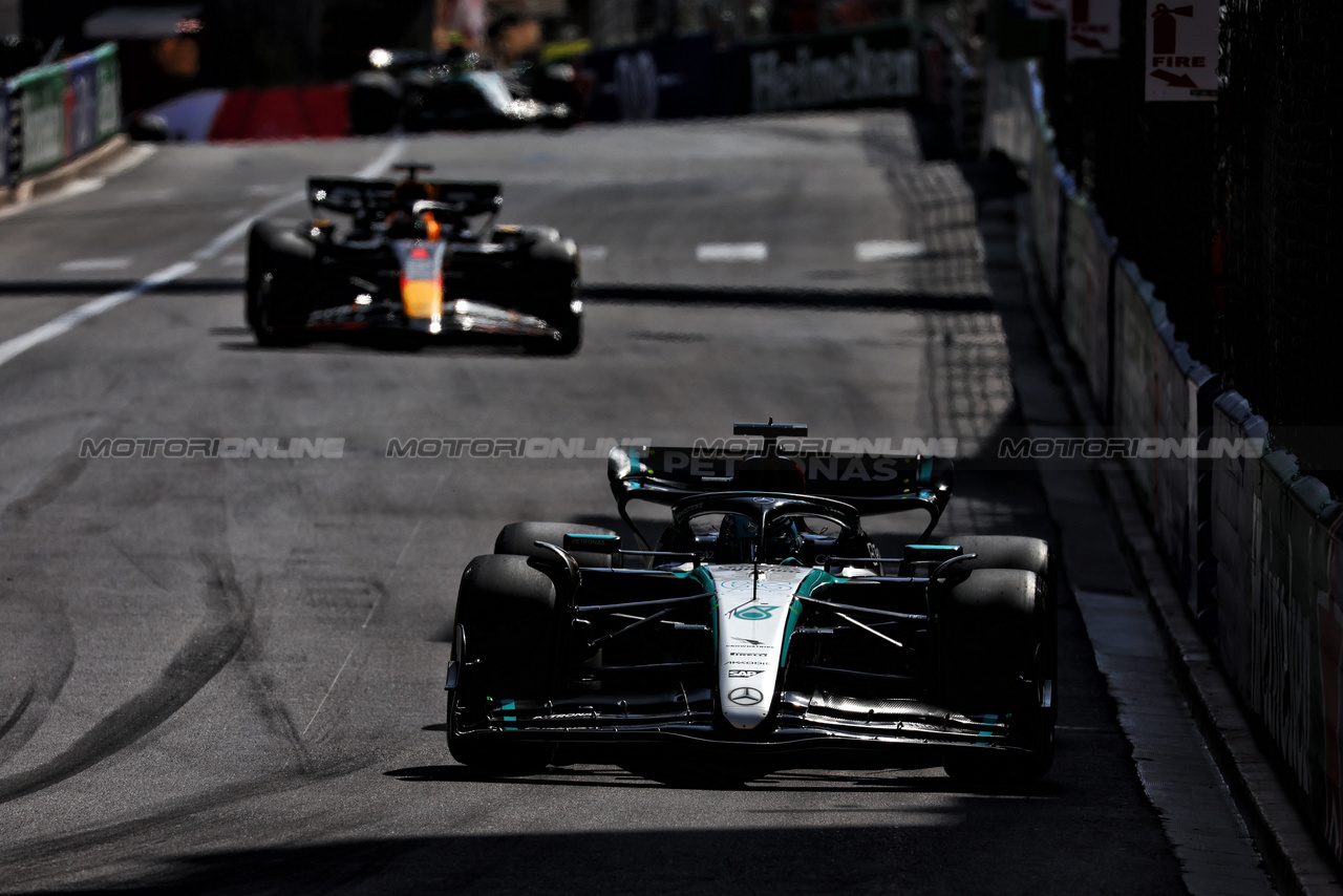 GP MONACO, George Russell (GBR) Mercedes AMG F1 W15.

26.05.2024. Formula 1 World Championship, Rd 8, Monaco Grand Prix, Monte Carlo, Monaco, Gara Day.

 - www.xpbimages.com, EMail: requests@xpbimages.com © Copyright: Coates / XPB Images