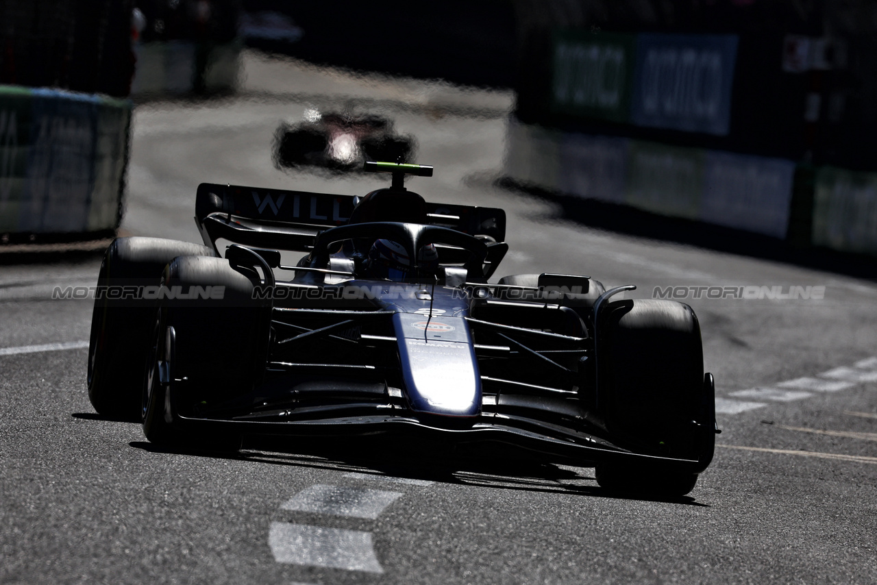 GP MONACO, Logan Sargeant (USA) Williams Racing FW46.

26.05.2024. Formula 1 World Championship, Rd 8, Monaco Grand Prix, Monte Carlo, Monaco, Gara Day.

 - www.xpbimages.com, EMail: requests@xpbimages.com © Copyright: Coates / XPB Images