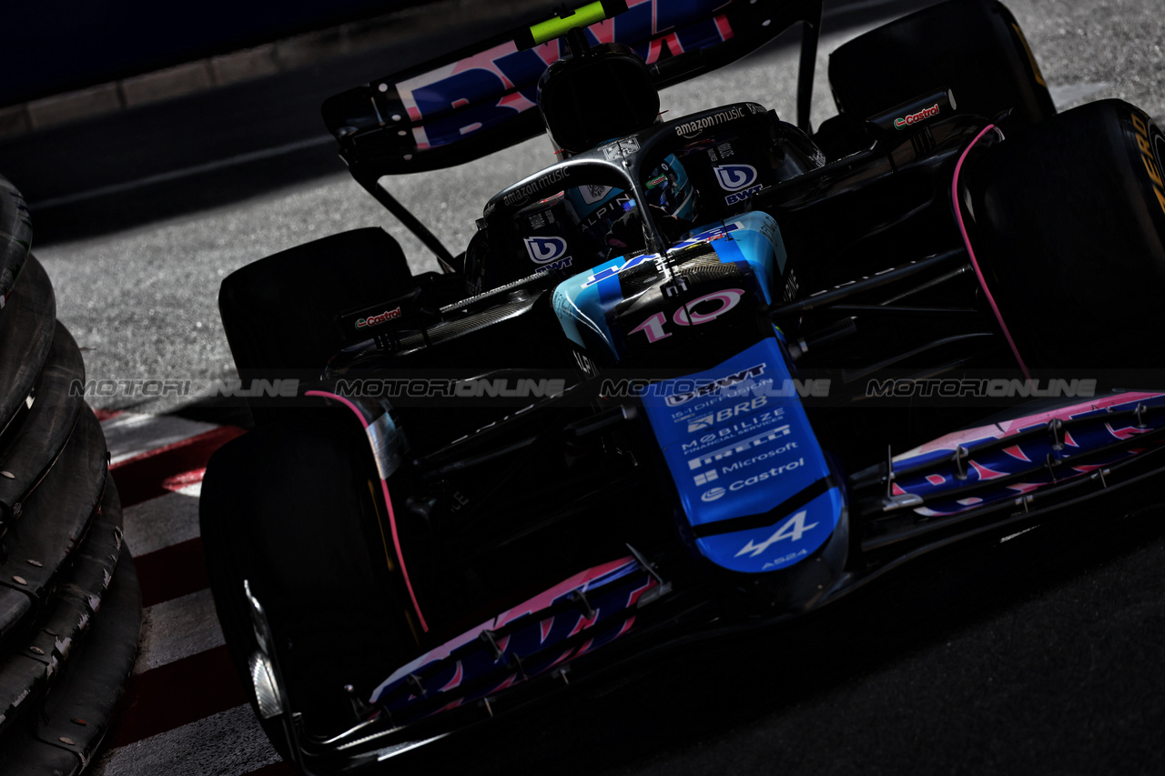 GP MONACO, Pierre Gasly (FRA) Alpine F1 Team A524.

26.05.2024. Formula 1 World Championship, Rd 8, Monaco Grand Prix, Monte Carlo, Monaco, Gara Day.

 - www.xpbimages.com, EMail: requests@xpbimages.com © Copyright: Coates / XPB Images