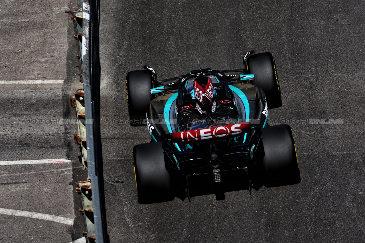 GP MONACO, George Russell (GBR) Mercedes AMG F1 W15.

26.05.2024. Formula 1 World Championship, Rd 8, Monaco Grand Prix, Monte Carlo, Monaco, Gara Day.

 - www.xpbimages.com, EMail: requests@xpbimages.com © Copyright: Coates / XPB Images