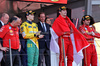 GP MONACO, The podium (L to R): Frederic Vasseur (FRA) Ferrari Team Principal; Oscar Piastri (AUS) McLaren, second; Charles Leclerc (MON) Ferrari, vincitore; Carlos Sainz Jr (ESP) Ferrari, third.

26.05.2024. Formula 1 World Championship, Rd 8, Monaco Grand Prix, Monte Carlo, Monaco, Gara Day.

- www.xpbimages.com, EMail: requests@xpbimages.com © Copyright: Bearne / XPB Images