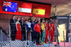 GP MONACO, The podium (L to R): Frederic Vasseur (FRA) Ferrari Team Principal; Oscar Piastri (AUS) McLaren, second; Charles Leclerc (MON) Ferrari, vincitore; Carlos Sainz Jr (ESP) Ferrari, third.

26.05.2024. Formula 1 World Championship, Rd 8, Monaco Grand Prix, Monte Carlo, Monaco, Gara Day.

- www.xpbimages.com, EMail: requests@xpbimages.com © Copyright: Bearne / XPB Images