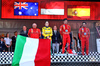 GP MONACO, The podium (L to R): Frederic Vasseur (FRA) Ferrari Team Principal; Oscar Piastri (AUS) McLaren, second; Charles Leclerc (MON) Ferrari, vincitore; Carlos Sainz Jr (ESP) Ferrari, third.

26.05.2024. Formula 1 World Championship, Rd 8, Monaco Grand Prix, Monte Carlo, Monaco, Gara Day.

- www.xpbimages.com, EMail: requests@xpbimages.com © Copyright: Charniaux / XPB Images