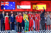 GP MONACO, The podium (L to R): Frederic Vasseur (FRA) Ferrari Team Principal; Oscar Piastri (AUS) McLaren, second; Charles Leclerc (MON) Ferrari, vincitore; Carlos Sainz Jr (ESP) Ferrari, third.

26.05.2024. Formula 1 World Championship, Rd 8, Monaco Grand Prix, Monte Carlo, Monaco, Gara Day.

- www.xpbimages.com, EMail: requests@xpbimages.com © Copyright: Charniaux / XPB Images