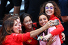 GP MONACO, Alexandra Saint Mleux (ITA), girlfriend of Charles Leclerc (MON) Ferrari, celebrates with the team.

26.05.2024. Formula 1 World Championship, Rd 8, Monaco Grand Prix, Monte Carlo, Monaco, Gara Day.

- www.xpbimages.com, EMail: requests@xpbimages.com © Copyright: Batchelor / XPB Images