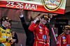 GP MONACO, The podium (L to R): Oscar Piastri (AUS) McLaren, second; Charles Leclerc (MON) Ferrari, vincitore; Carlos Sainz Jr (ESP) Ferrari, third.

26.05.2024. Formula 1 World Championship, Rd 8, Monaco Grand Prix, Monte Carlo, Monaco, Gara Day.

- www.xpbimages.com, EMail: requests@xpbimages.com © Copyright: Price / XPB Images