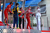 GP MONACO, The podium (L to R): Frederic Vasseur (FRA) Ferrari Team Principal; Oscar Piastri (AUS) McLaren, second; Charles Leclerc (MON) Ferrari, vincitore; Carlos Sainz Jr (ESP) Ferrari, third.

26.05.2024. Formula 1 World Championship, Rd 8, Monaco Grand Prix, Monte Carlo, Monaco, Gara Day.

 - www.xpbimages.com, EMail: requests@xpbimages.com © Copyright: Coates / XPB Images