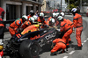 GP MONACO, The Red Bull Racing RB20 of Sergio Perez (MEX) Red Bull Racing removed by marshals after the race stopping partenza crash.

26.05.2024. Formula 1 World Championship, Rd 8, Monaco Grand Prix, Monte Carlo, Monaco, Gara Day.

- www.xpbimages.com, EMail: requests@xpbimages.com © Copyright: Price / XPB Images