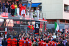 GP MONACO, The podium (L to R): Frederic Vasseur (FRA) Ferrari Team Principal; Oscar Piastri (AUS) McLaren, second; Charles Leclerc (MON) Ferrari, vincitore; Carlos Sainz Jr (ESP) Ferrari, third.

26.05.2024. Formula 1 World Championship, Rd 8, Monaco Grand Prix, Monte Carlo, Monaco, Gara Day.

 - www.xpbimages.com, EMail: requests@xpbimages.com © Copyright: Coates / XPB Images