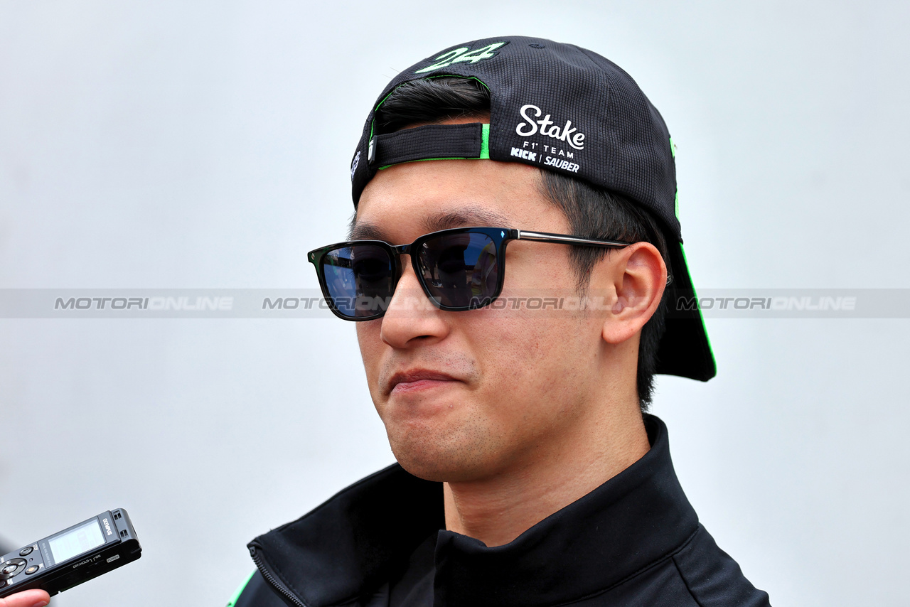 GP MONACO, Zhou Guanyu (CHN) Sauber.

23.05.2024. Formula 1 World Championship, Rd 8, Monaco Grand Prix, Monte Carlo, Monaco, Preparation Day.

- www.xpbimages.com, EMail: requests@xpbimages.com © Copyright: Moy / XPB Images