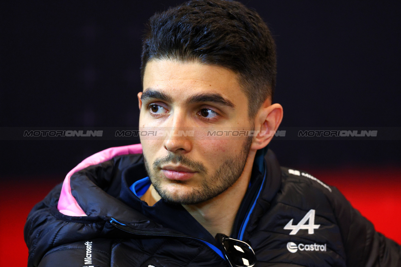 GP MONACO, Esteban Ocon (FRA) Alpine F1 Team in the FIA Press Conference.

23.05.2024. Formula 1 World Championship, Rd 8, Monaco Grand Prix, Monte Carlo, Monaco, Preparation Day.

- www.xpbimages.com, EMail: requests@xpbimages.com © Copyright: XPB Images