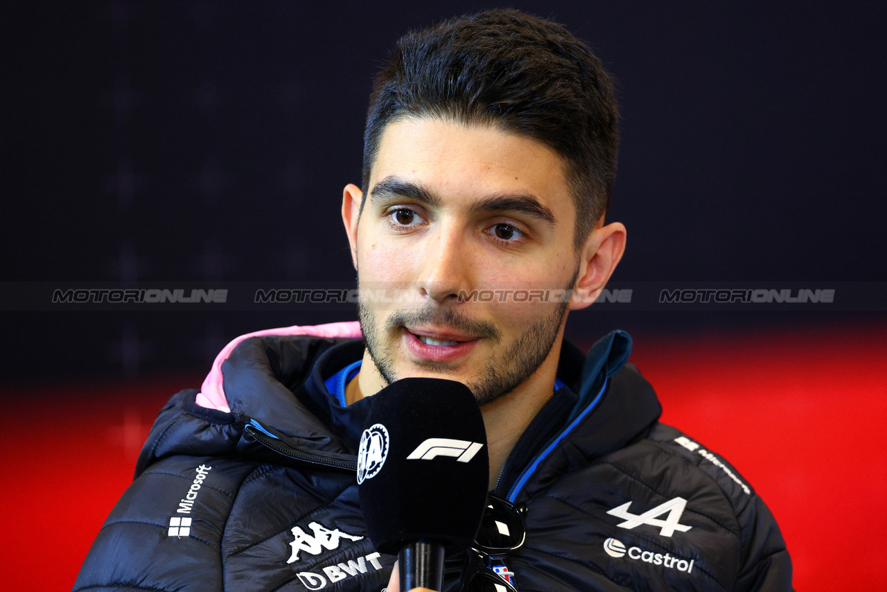 GP MONACO, Esteban Ocon (FRA) Alpine F1 Team in the FIA Press Conference.

23.05.2024. Formula 1 World Championship, Rd 8, Monaco Grand Prix, Monte Carlo, Monaco, Preparation Day.

- www.xpbimages.com, EMail: requests@xpbimages.com © Copyright: XPB Images