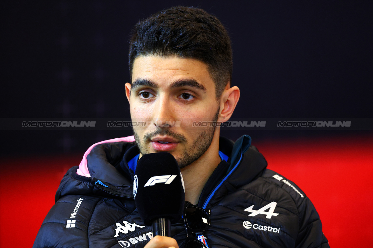 GP MONACO, Esteban Ocon (FRA) Alpine F1 Team in the FIA Press Conference.

23.05.2024. Formula 1 World Championship, Rd 8, Monaco Grand Prix, Monte Carlo, Monaco, Preparation Day.

- www.xpbimages.com, EMail: requests@xpbimages.com © Copyright: XPB Images