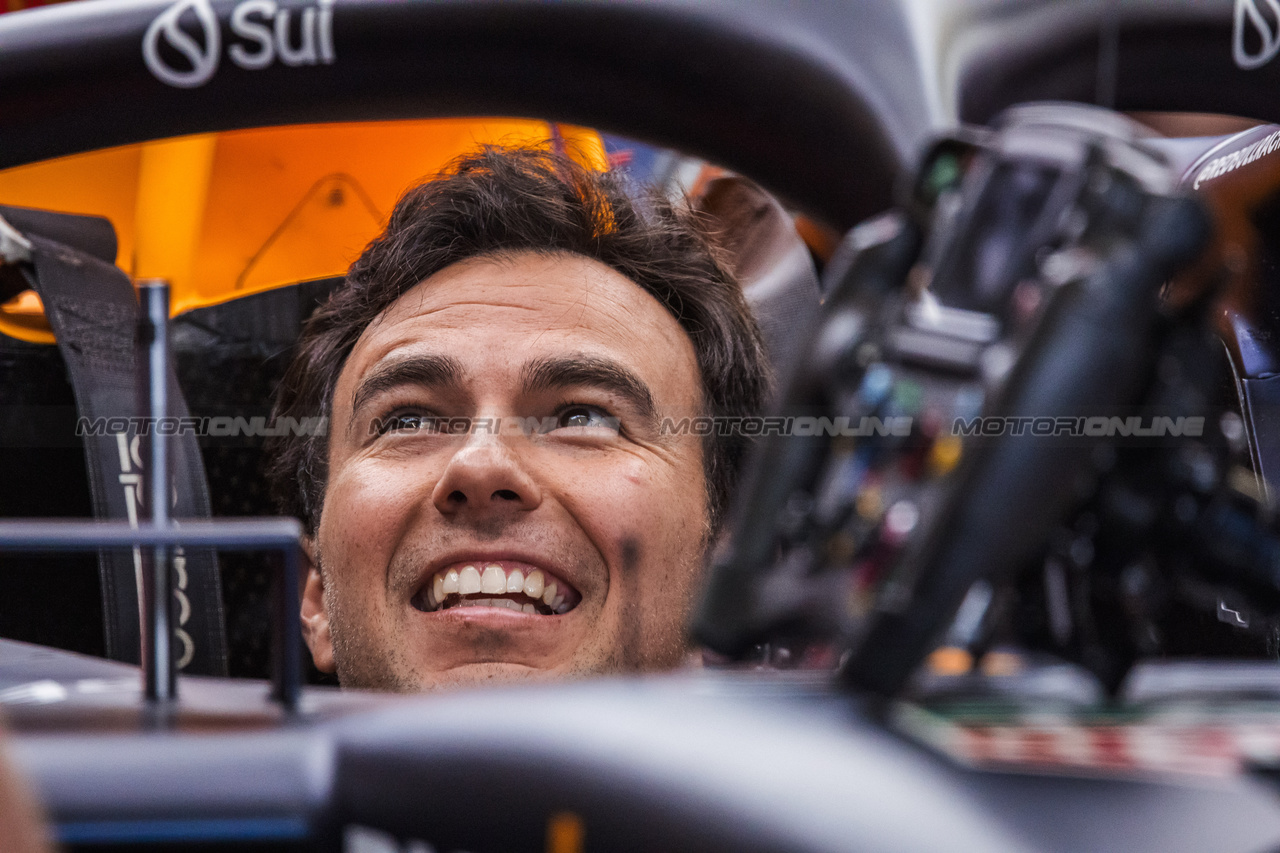 GP MONACO, Sergio Perez (MEX) Red Bull Racing RB20.

23.05.2024. Formula 1 World Championship, Rd 8, Monaco Grand Prix, Monte Carlo, Monaco, Preparation Day.

- www.xpbimages.com, EMail: requests@xpbimages.com © Copyright: Bearne / XPB Images