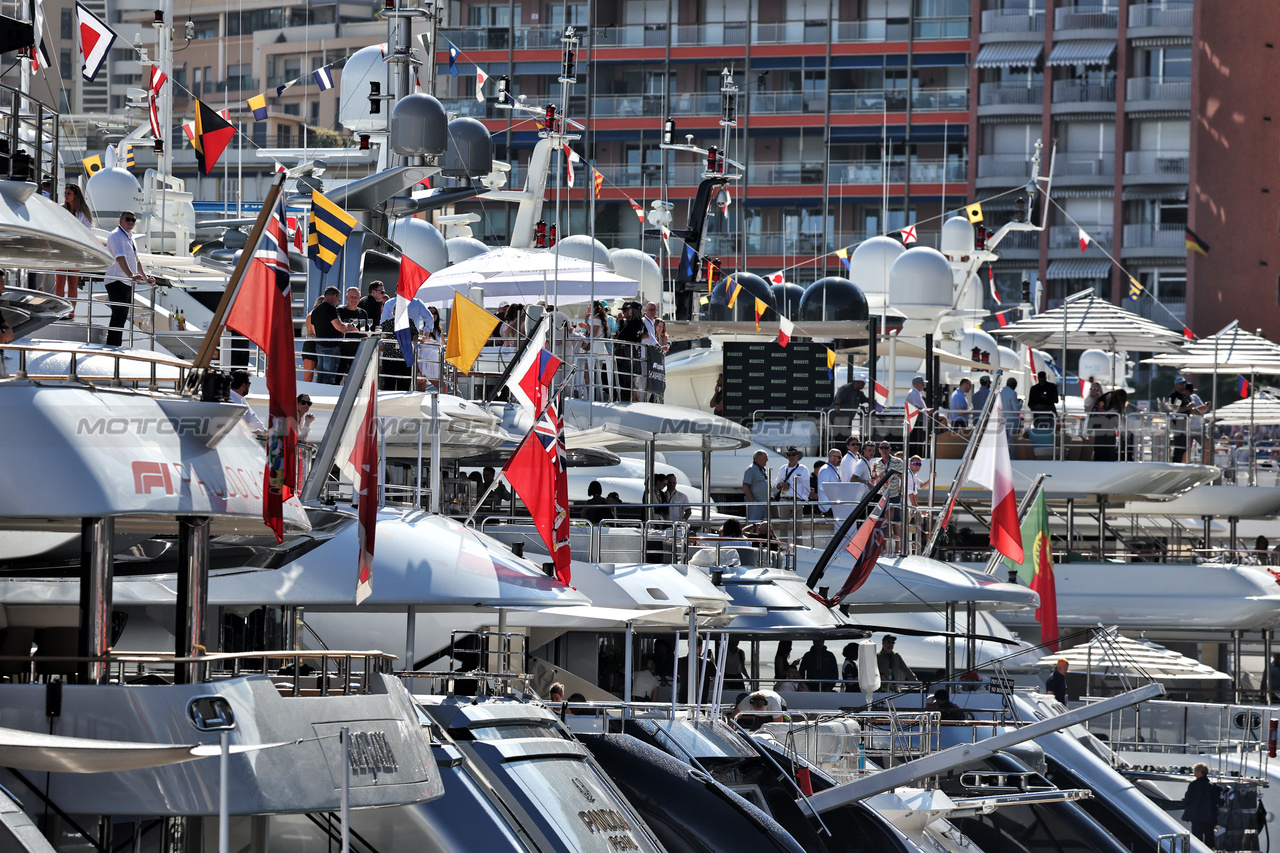 GP MONACO, Boats in the scenic Monaco Harbour.

23.05.2024. Formula 1 World Championship, Rd 8, Monaco Grand Prix, Monte Carlo, Monaco, Preparation Day.

- www.xpbimages.com, EMail: requests@xpbimages.com © Copyright: Moy / XPB Images