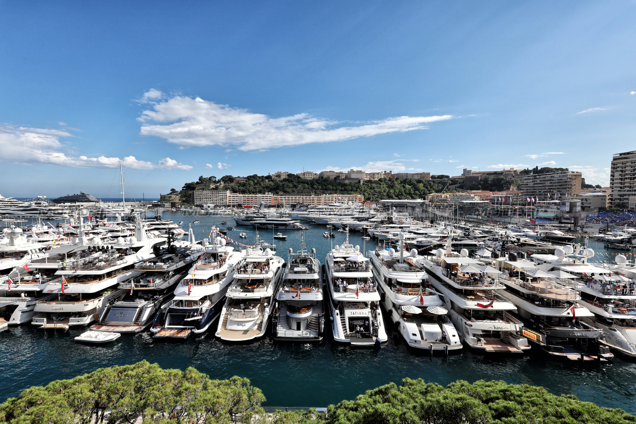 GP MONACO, Boats in the scenic Monaco Harbour.

23.05.2024. Formula 1 World Championship, Rd 8, Monaco Grand Prix, Monte Carlo, Monaco, Preparation Day.

- www.xpbimages.com, EMail: requests@xpbimages.com © Copyright: Moy / XPB Images