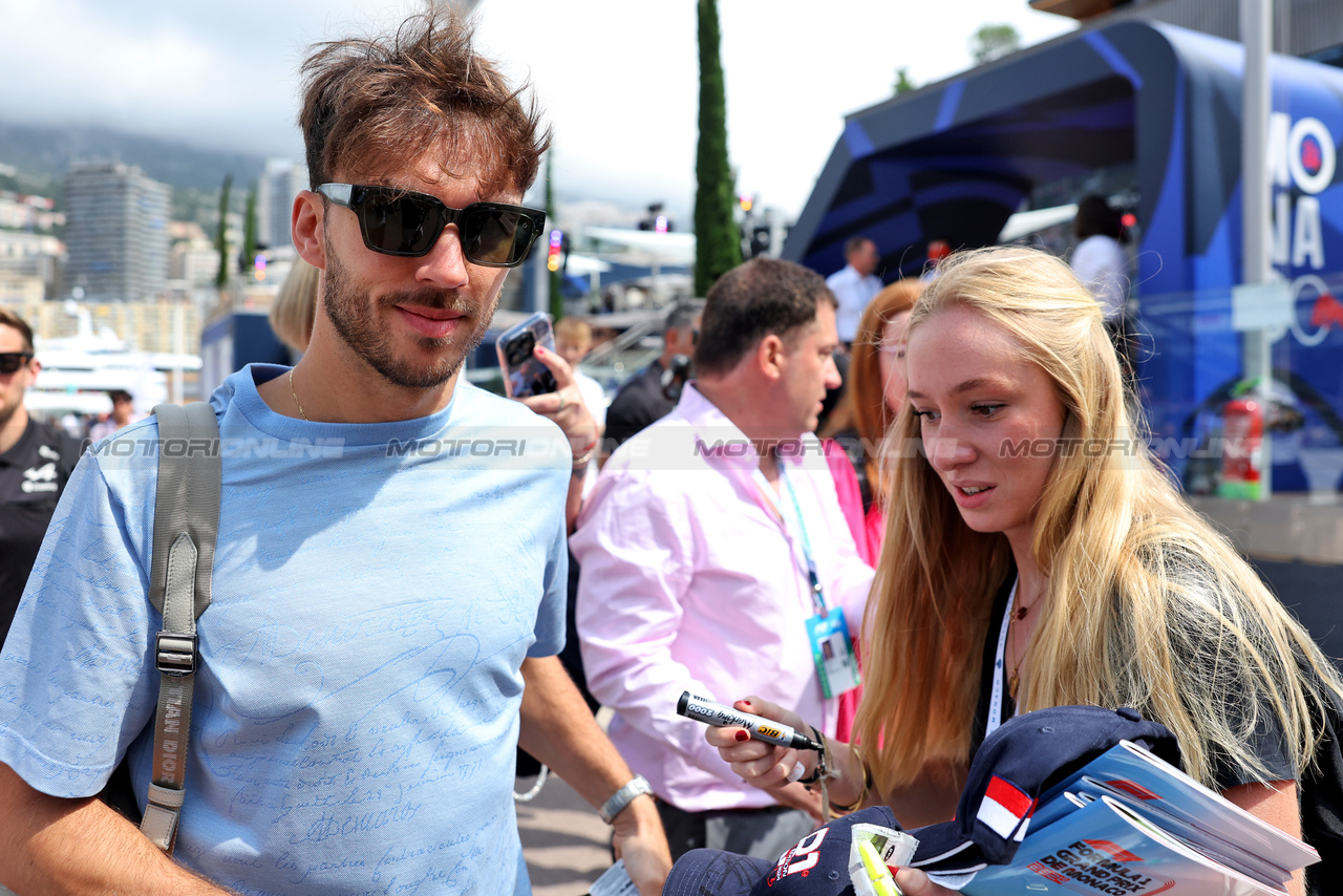 GP MONACO, Pierre Gasly (FRA) Alpine F1 Team.

23.05.2024. Formula 1 World Championship, Rd 8, Monaco Grand Prix, Monte Carlo, Monaco, Preparation Day.

- www.xpbimages.com, EMail: requests@xpbimages.com © Copyright: Bearne / XPB Images