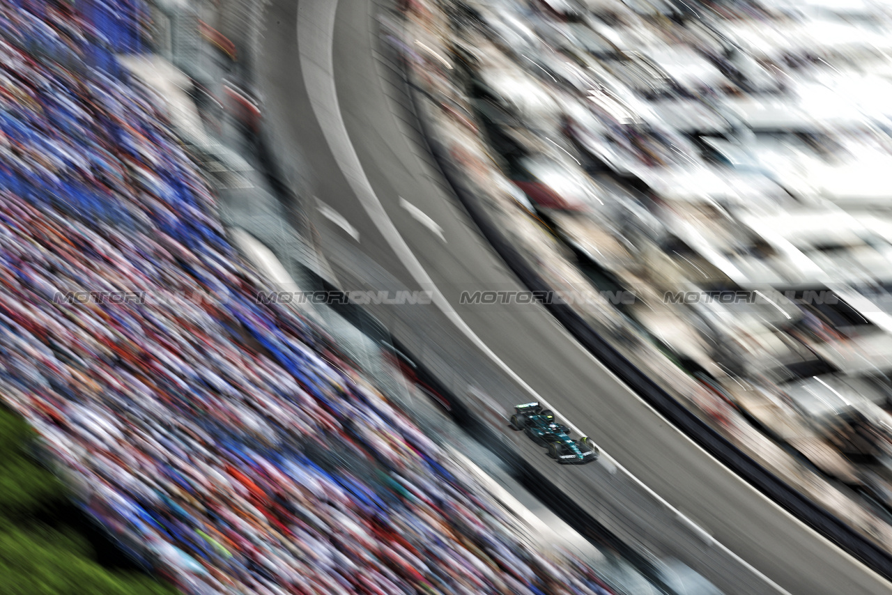 GP MONACO, Fernando Alonso (ESP) Aston Martin F1 Team AMR24.

25.05.2024. Formula 1 World Championship, Rd 8, Monaco Grand Prix, Monte Carlo, Monaco, Qualifiche Day.

- www.xpbimages.com, EMail: requests@xpbimages.com © Copyright: Moy / XPB Images