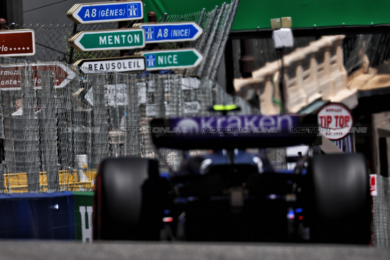 GP MONACO, Logan Sargeant (USA) Williams Racing FW46.

25.05.2024. Formula 1 World Championship, Rd 8, Monaco Grand Prix, Monte Carlo, Monaco, Qualifiche Day.

 - www.xpbimages.com, EMail: requests@xpbimages.com © Copyright: Coates / XPB Images