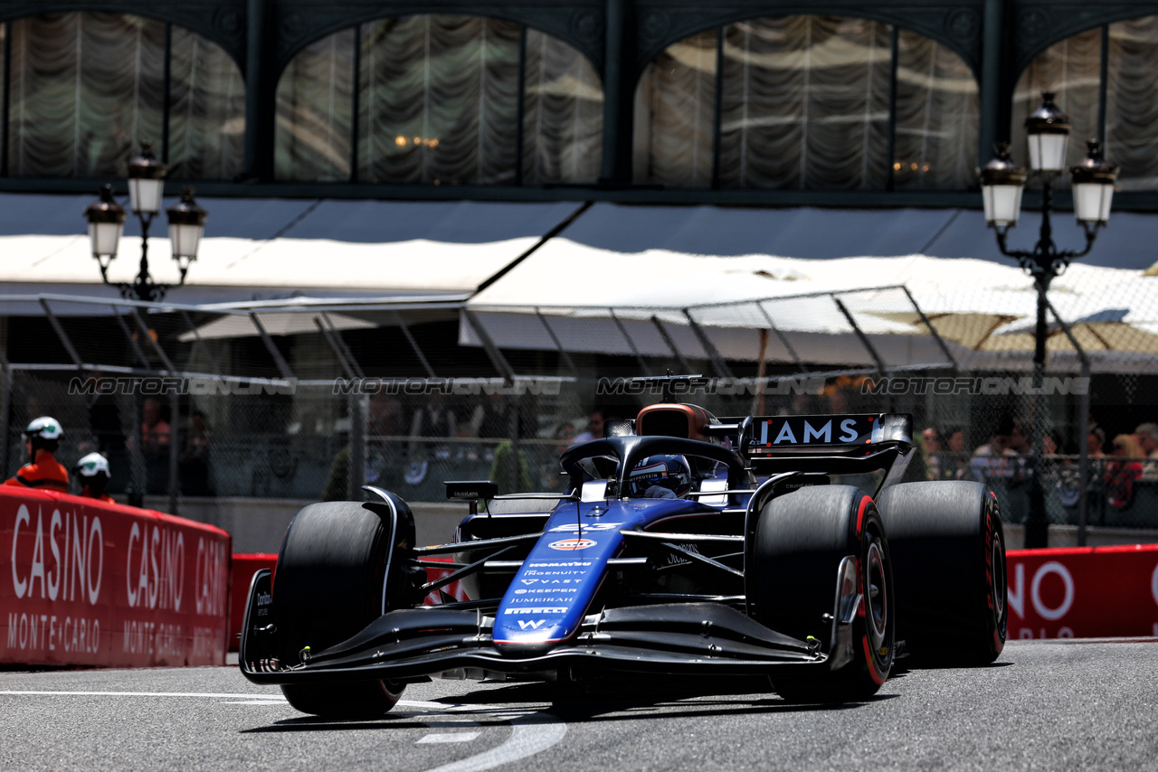 GP MONACO, Alexander Albon (THA) Williams Racing FW46.

25.05.2024. Formula 1 World Championship, Rd 8, Monaco Grand Prix, Monte Carlo, Monaco, Qualifiche Day.

 - www.xpbimages.com, EMail: requests@xpbimages.com © Copyright: Coates / XPB Images