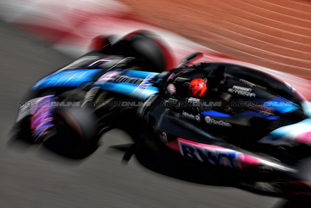 GP MONACO, Esteban Ocon (FRA) Alpine F1 Team A524.

25.05.2024. Formula 1 World Championship, Rd 8, Monaco Grand Prix, Monte Carlo, Monaco, Qualifiche Day.

 - www.xpbimages.com, EMail: requests@xpbimages.com © Copyright: Coates / XPB Images