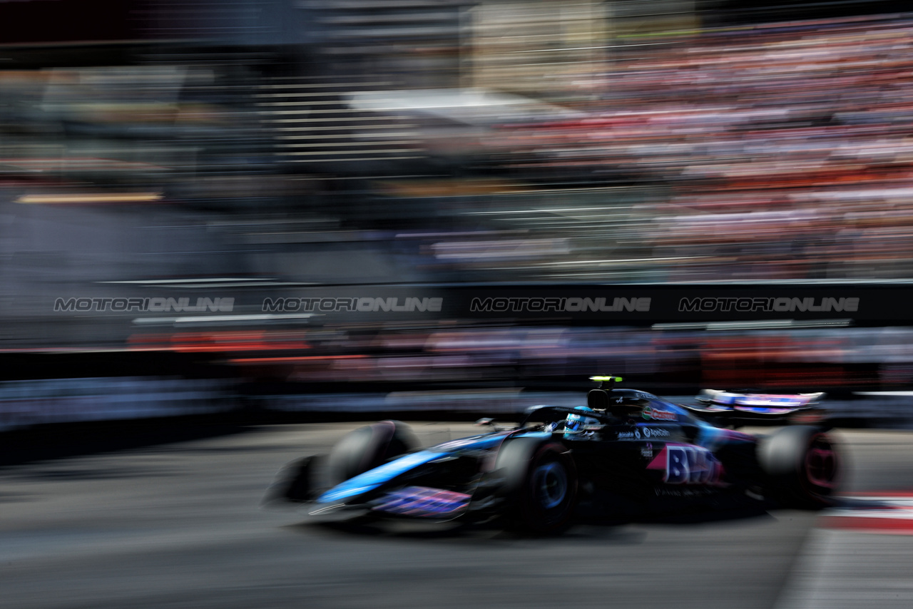 GP MONACO, Pierre Gasly (FRA) Alpine F1 Team A524.

25.05.2024. Formula 1 World Championship, Rd 8, Monaco Grand Prix, Monte Carlo, Monaco, Qualifiche Day.

- www.xpbimages.com, EMail: requests@xpbimages.com © Copyright: Charniaux / XPB Images