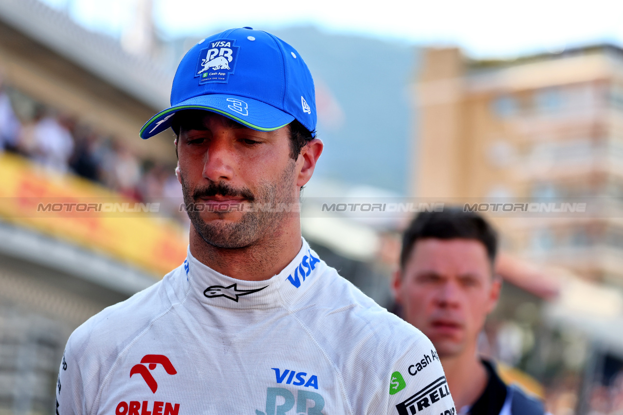 GP MONACO, Daniel Ricciardo (AUS) RB.

25.05.2024. Formula 1 World Championship, Rd 8, Monaco Grand Prix, Monte Carlo, Monaco, Qualifiche Day.

- www.xpbimages.com, EMail: requests@xpbimages.com © Copyright: Batchelor / XPB Images