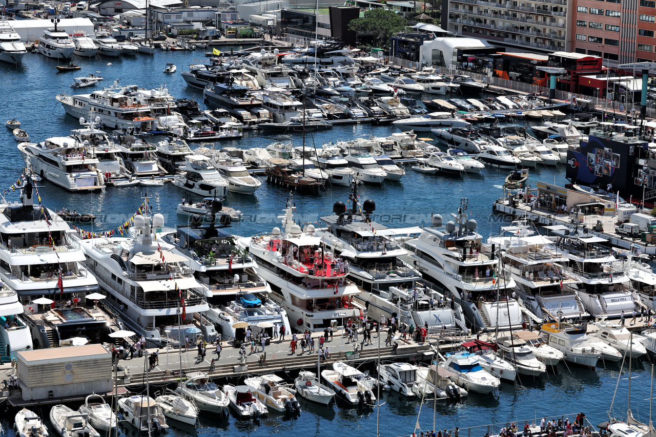 GP MONACO, Boats in the scenic Monaco Harbour.

25.05.2024. Formula 1 World Championship, Rd 8, Monaco Grand Prix, Monte Carlo, Monaco, Qualifiche Day.

- www.xpbimages.com, EMail: requests@xpbimages.com © Copyright: Moy / XPB Images