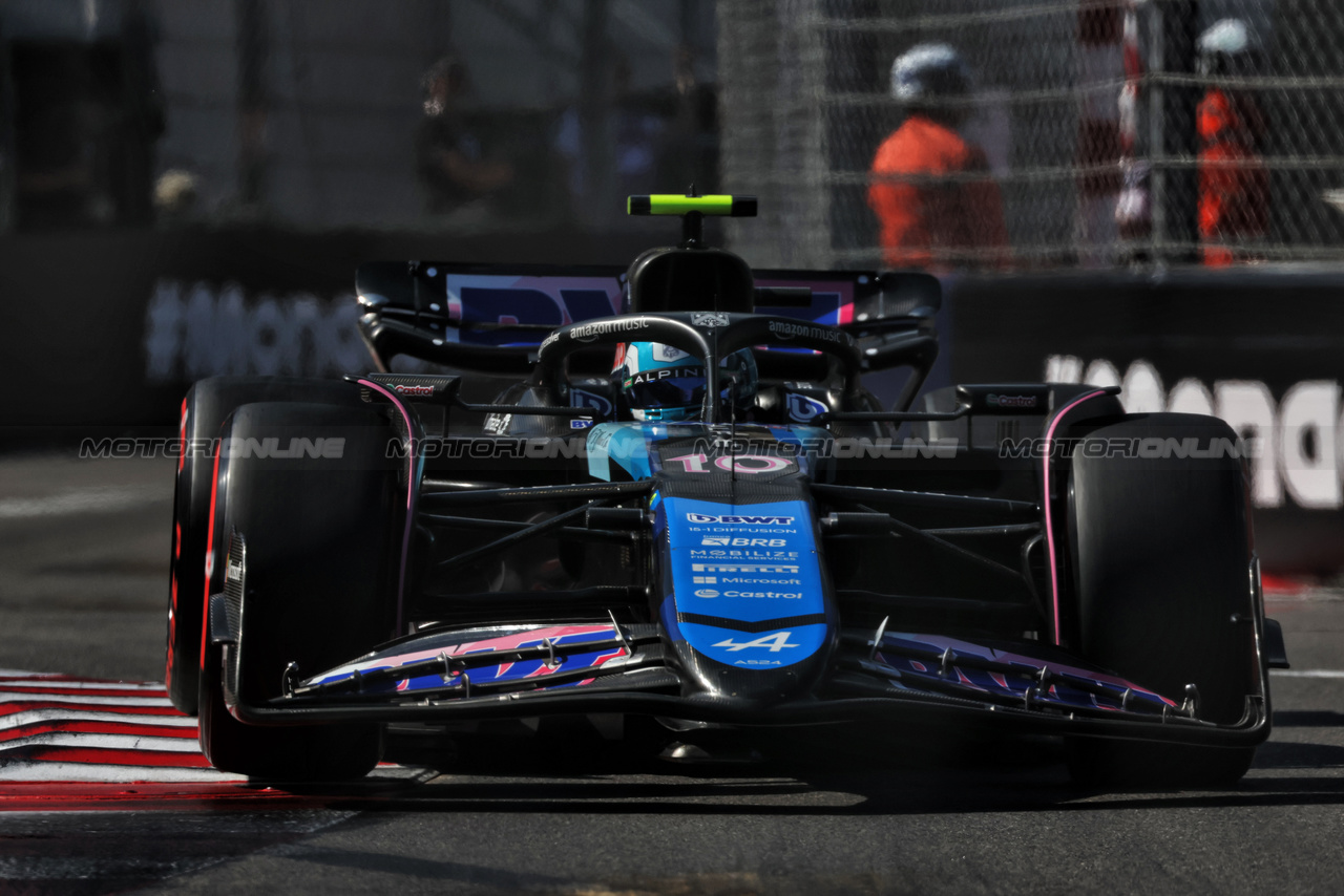 GP MONACO, Pierre Gasly (FRA) Alpine F1 Team A524.

25.05.2024. Formula 1 World Championship, Rd 8, Monaco Grand Prix, Monte Carlo, Monaco, Qualifiche Day.

 - www.xpbimages.com, EMail: requests@xpbimages.com © Copyright: Coates / XPB Images