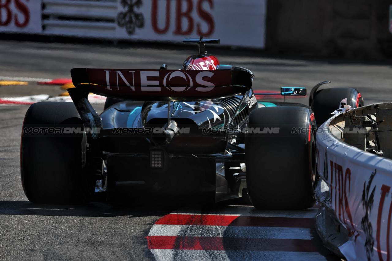 GP MONACO, George Russell (GBR) Mercedes AMG F1 W15.

25.05.2024. Formula 1 World Championship, Rd 8, Monaco Grand Prix, Monte Carlo, Monaco, Qualifiche Day.

 - www.xpbimages.com, EMail: requests@xpbimages.com © Copyright: Coates / XPB Images