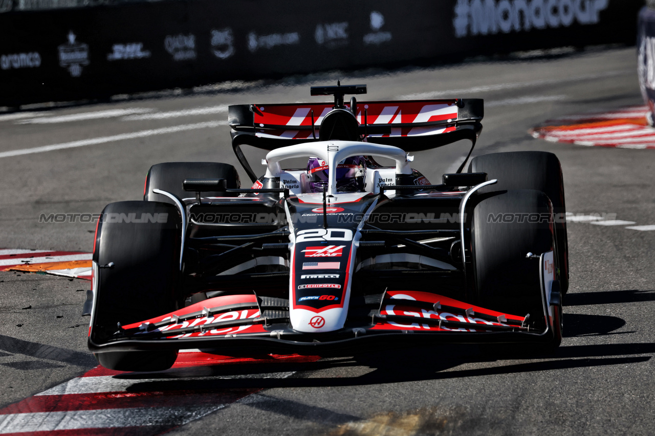 GP MONACO, Kevin Magnussen (DEN) Haas VF-24.

25.05.2024. Formula 1 World Championship, Rd 8, Monaco Grand Prix, Monte Carlo, Monaco, Qualifiche Day.

 - www.xpbimages.com, EMail: requests@xpbimages.com © Copyright: Coates / XPB Images