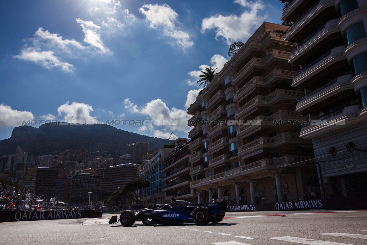 GP MONACO, Alexander Albon (THA) Williams Racing FW46.

25.05.2024. Formula 1 World Championship, Rd 8, Monaco Grand Prix, Monte Carlo, Monaco, Qualifiche Day.

- www.xpbimages.com, EMail: requests@xpbimages.com © Copyright: Bearne / XPB Images