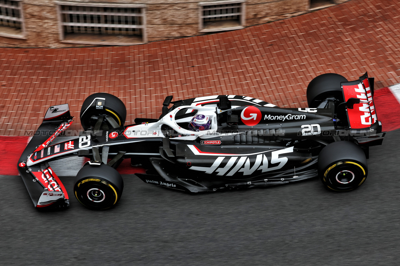 GP MONACO, Kevin Magnussen (DEN) Haas VF-24.

24.05.2024. Formula 1 World Championship, Rd 8, Monaco Grand Prix, Monte Carlo, Monaco, Practice Day.

- www.xpbimages.com, EMail: requests@xpbimages.com © Copyright: Moy / XPB Images