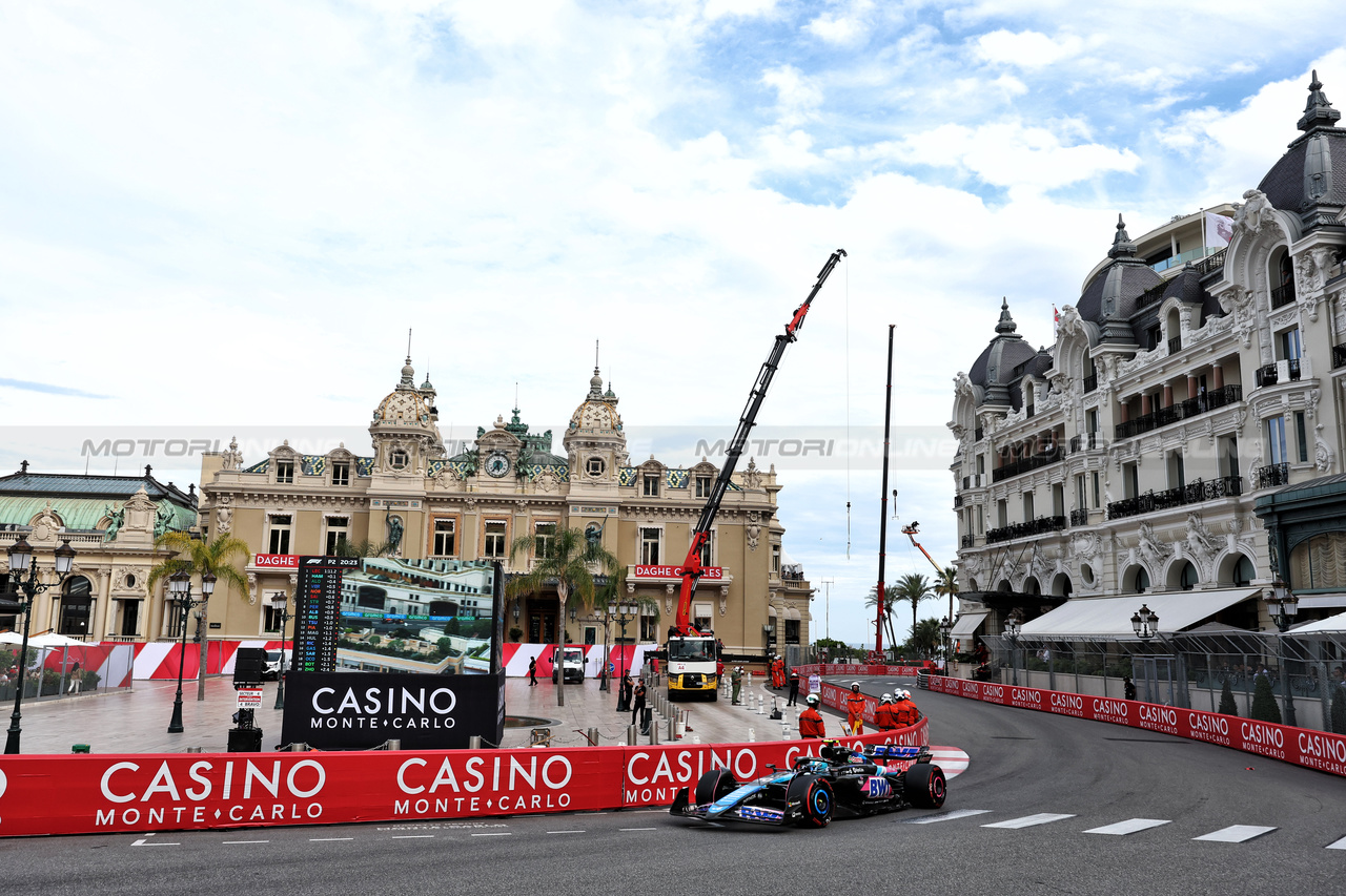 GP MONACO, Pierre Gasly (FRA) Alpine F1 Team A524.

24.05.2024. Formula 1 World Championship, Rd 8, Monaco Grand Prix, Monte Carlo, Monaco, Practice Day.

- www.xpbimages.com, EMail: requests@xpbimages.com © Copyright: Moy / XPB Images