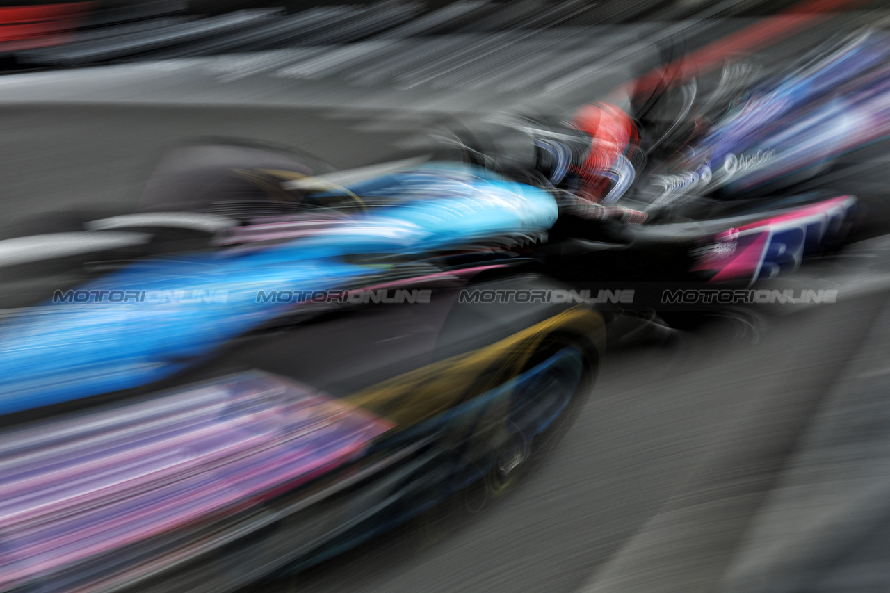 GP MONACO, Esteban Ocon (FRA) Alpine F1 Team A524.

24.05.2024. Formula 1 World Championship, Rd 8, Monaco Grand Prix, Monte Carlo, Monaco, Practice Day.

- www.xpbimages.com, EMail: requests@xpbimages.com © Copyright: Moy / XPB Images