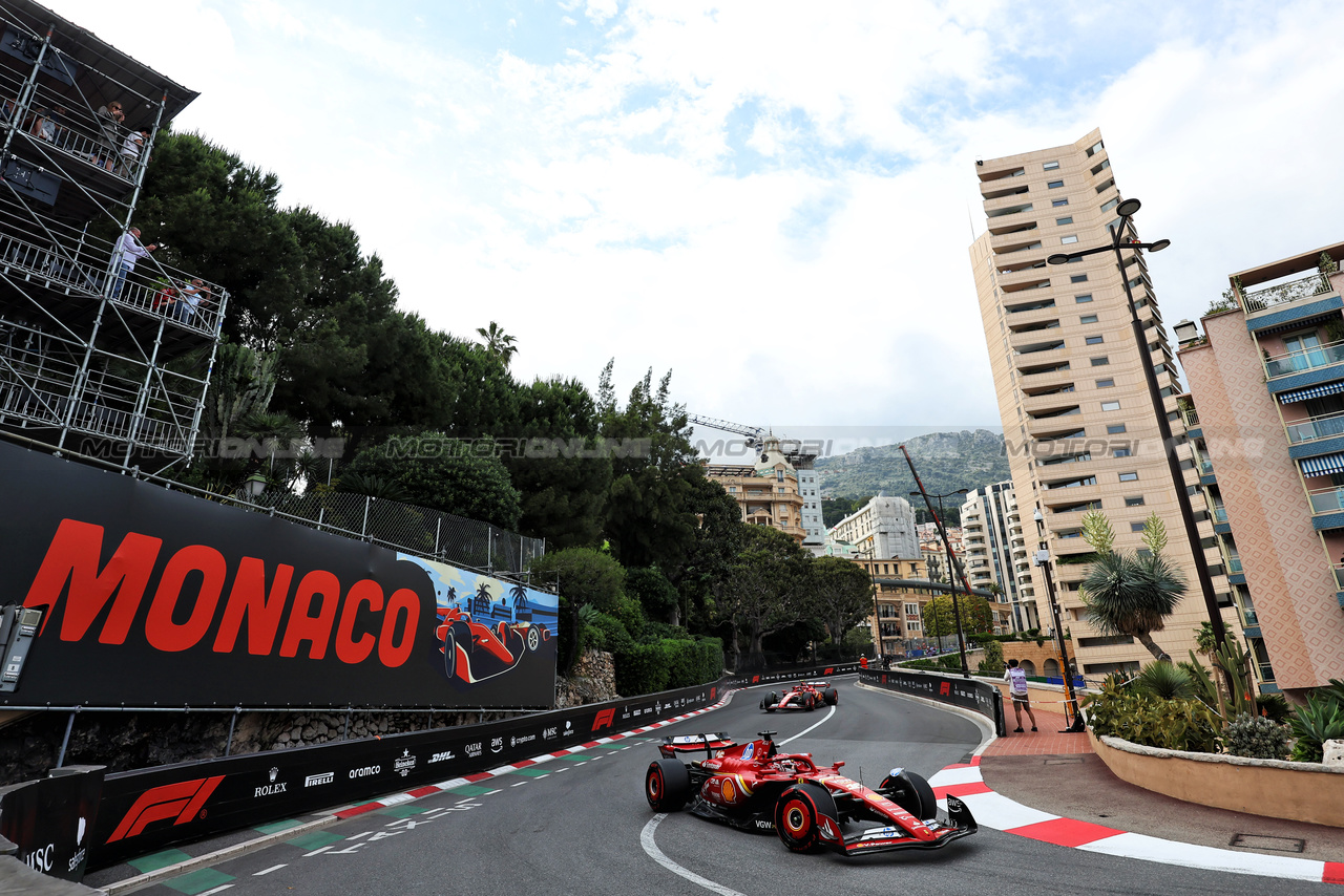 GP MONACO, Charles Leclerc (MON) Ferrari SF-24.

24.05.2024. Formula 1 World Championship, Rd 8, Monaco Grand Prix, Monte Carlo, Monaco, Practice Day.

- www.xpbimages.com, EMail: requests@xpbimages.com © Copyright: Bearne / XPB Images