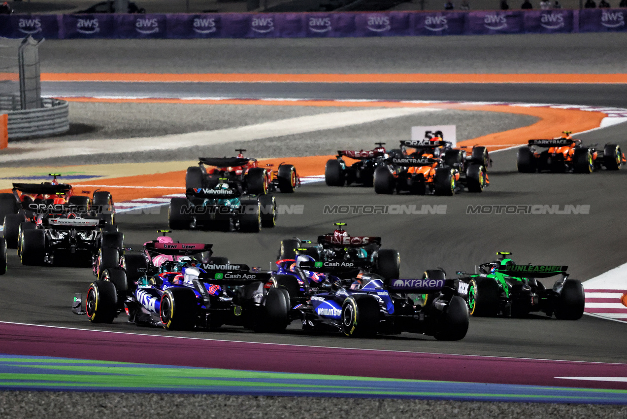 GP QATAR, Alexander Albon (THA) Williams Racing FW46 at the partenza of the race.

01.12.2024. Formula 1 World Championship, Rd 23, Qatar Grand Prix, Doha, Qatar, Gara Day.

- www.xpbimages.com, EMail: requests@xpbimages.com © Copyright: Charniaux / XPB Images