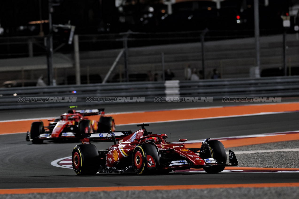 GP QATAR, Charles Leclerc (MON) Ferrari SF-24.

01.12.2024. Formula 1 World Championship, Rd 23, Qatar Grand Prix, Doha, Qatar, Gara Day.

 - www.xpbimages.com, EMail: requests@xpbimages.com © Copyright: Staley / XPB Images