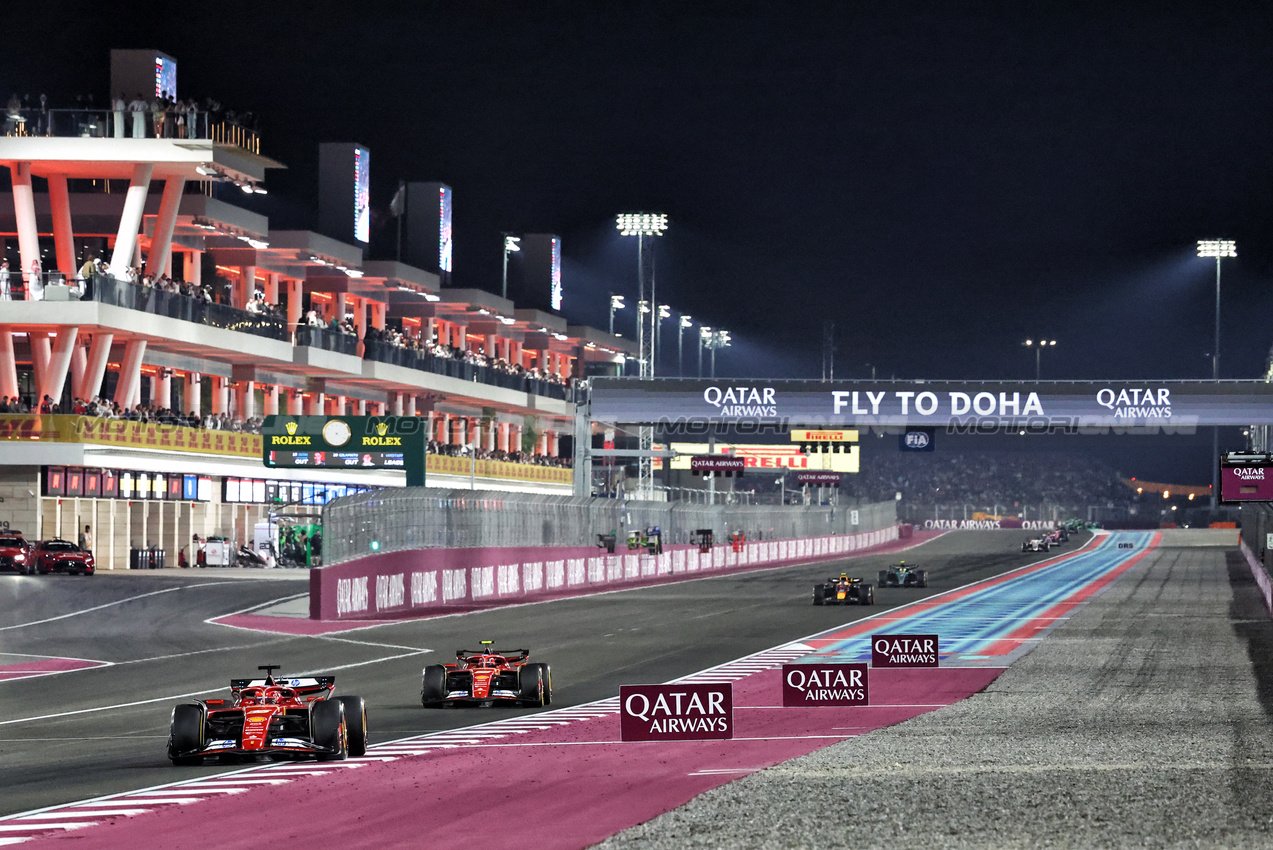 GP QATAR, Charles Leclerc (MON) Ferrari SF-24.

01.12.2024. Formula 1 World Championship, Rd 23, Qatar Grand Prix, Doha, Qatar, Gara Day.

- www.xpbimages.com, EMail: requests@xpbimages.com © Copyright: Charniaux / XPB Images