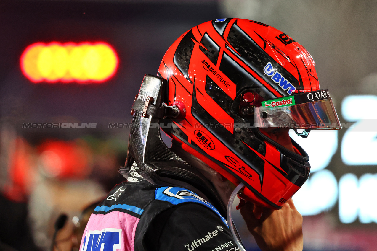GP QATAR, Esteban Ocon (FRA) Alpine F1 Team on the grid.

01.12.2024. Formula 1 World Championship, Rd 23, Qatar Grand Prix, Doha, Qatar, Gara Day.

- www.xpbimages.com, EMail: requests@xpbimages.com © Copyright: Charniaux / XPB Images